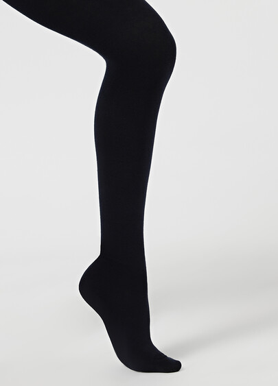 Однотонные колготки детские KETTY 80 deep navy (синий)
