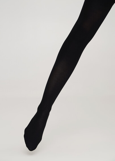 Однотонные колготки детские KETTY 80 nero (черный)