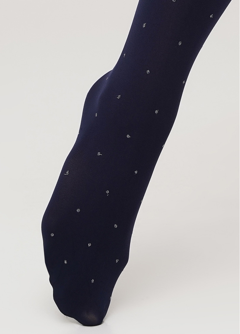 Дитячі колготки в горох KRISTAL 70 (2) deep navy (синій)