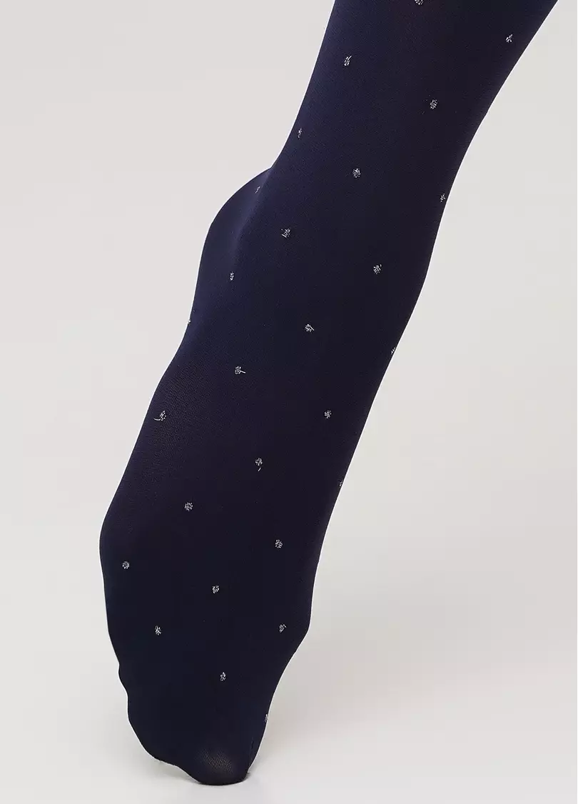 Дитячі колготки в горох KRISTAL 70 (2) deep navy (синій)