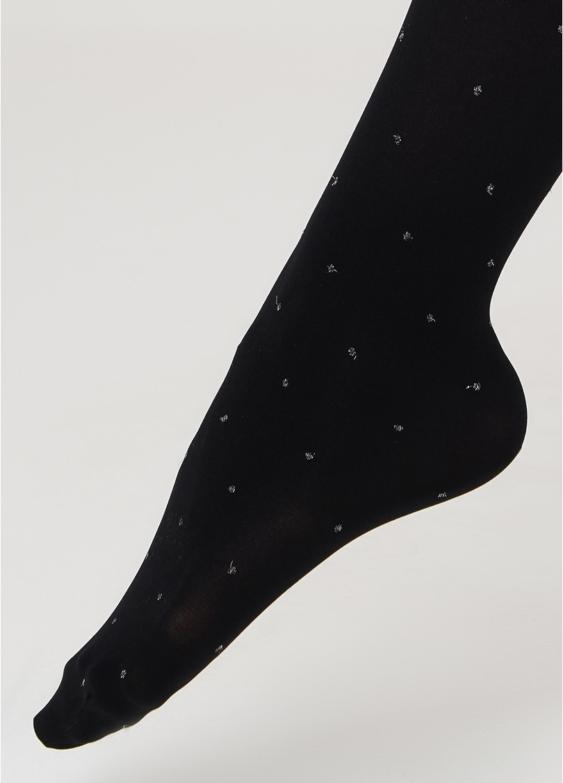 Дитячі колготки в горох KRISTAL 70 nero (чорний)