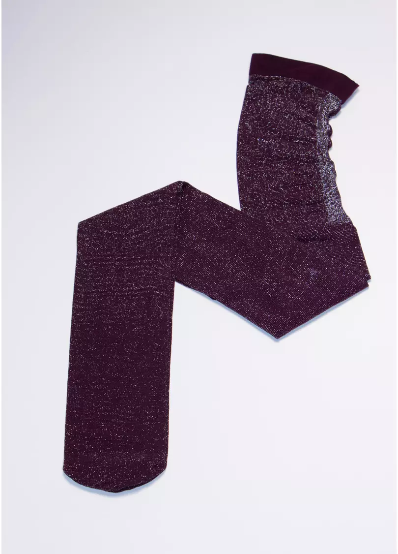 Детские колготки с люрексом SILVIA 60 bianco (белый)