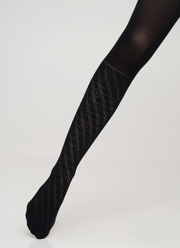 Детские колготки для девочек TRAISY KIDS 80 (4) nero (черный)