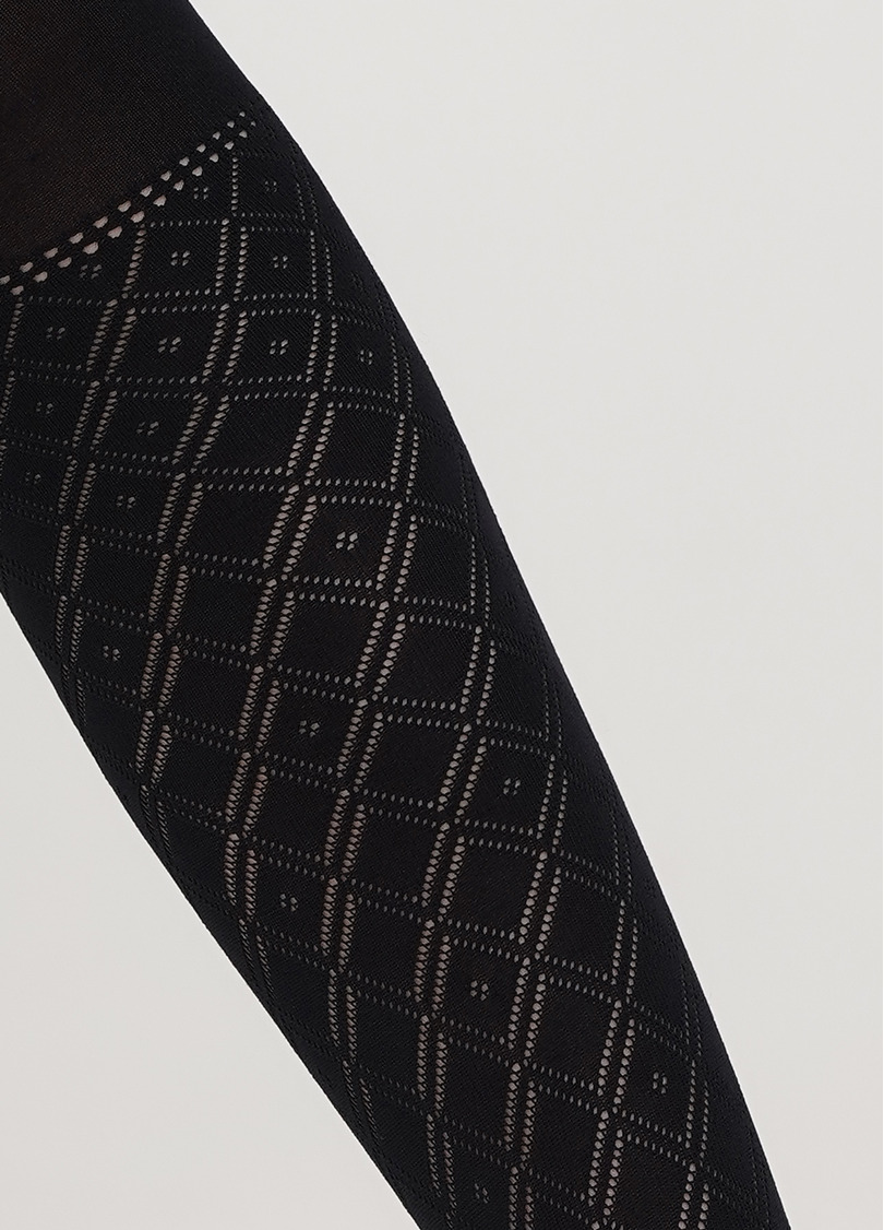 Детские колготки для девочек TRAISY KIDS 80 (4) nero (черный)