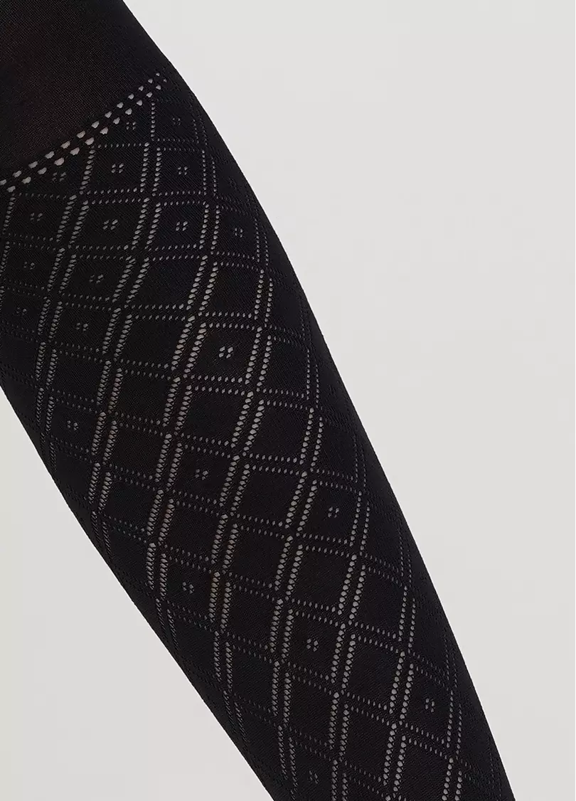 Детские колготки для девочек TRAISY KIDS 80 (4) nero (черный)