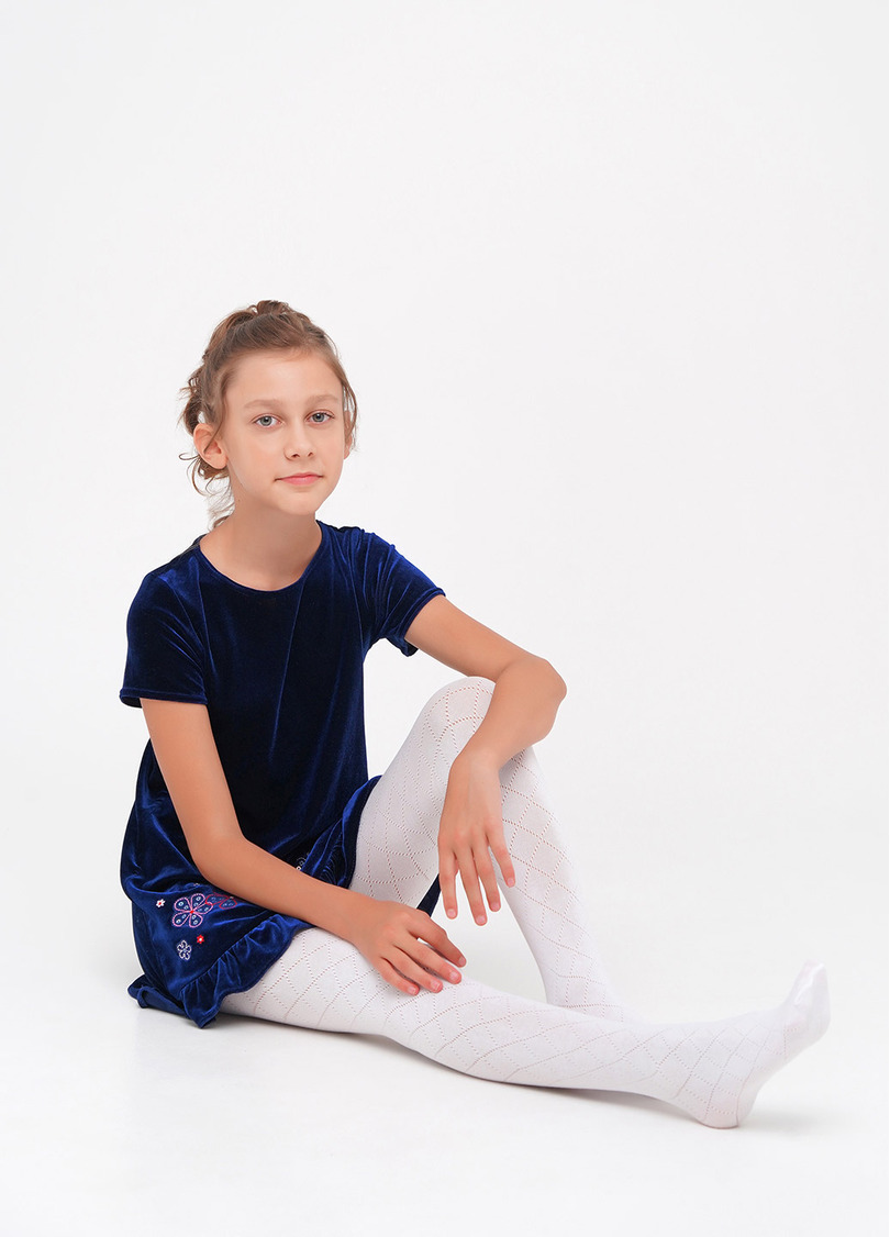 Дитячі ажурні колготки TRIXIE (1) bianco (білий)