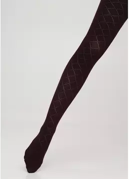 Детские ажурные колготки TRIXIE (1) marsala (бордовый) Детские ажурные колготки TRIXIE (1) marsala (бордовый)