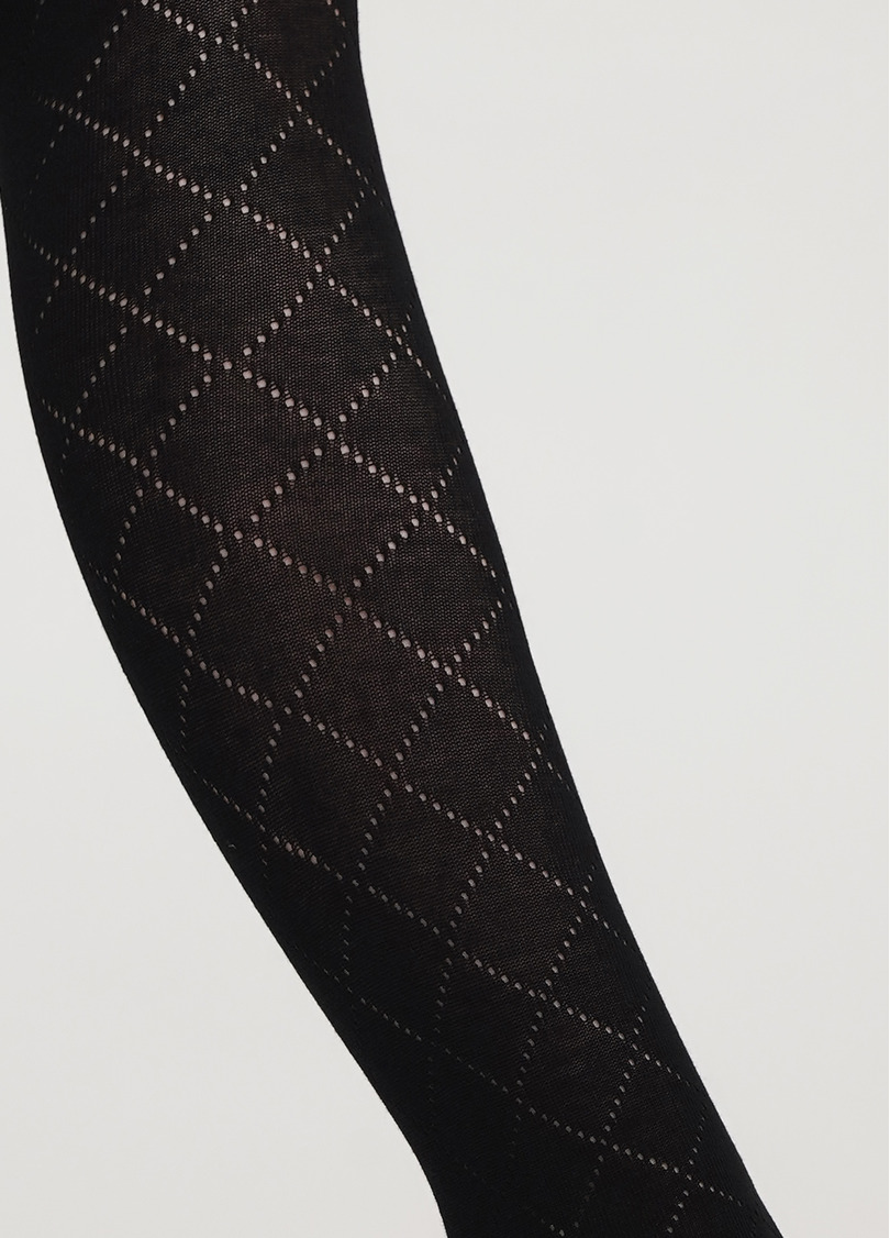Дитячі ажурні колготки TRIXIE (1) nero (чорний)