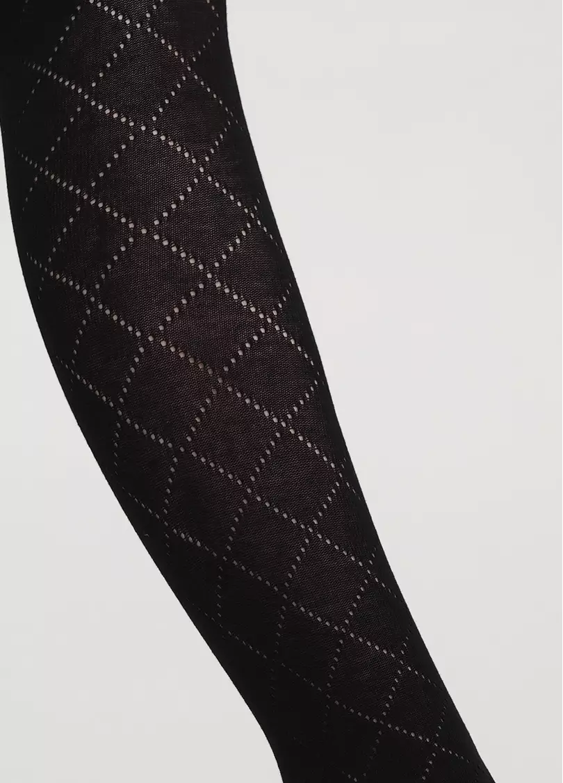 Дитячі ажурні колготки TRIXIE (1) nero (чорний)