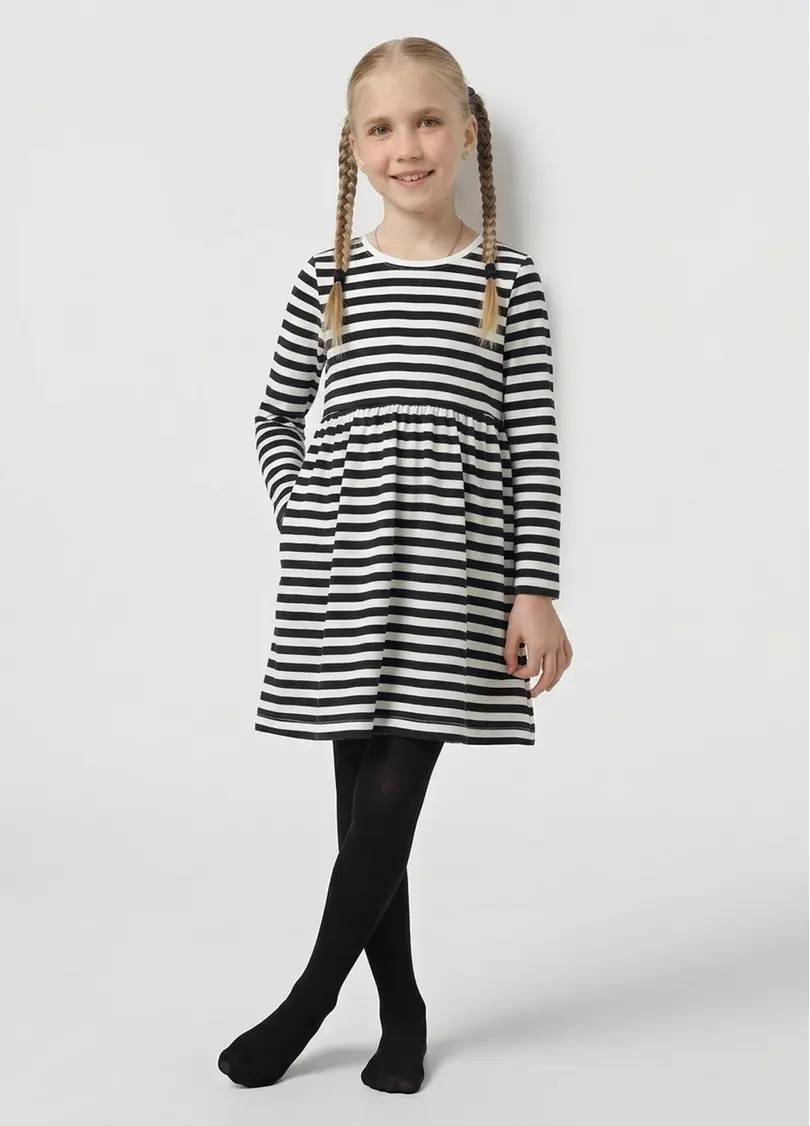 Детские теплые колготки BETTY 80 nero (черный)