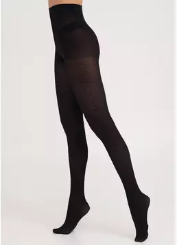 Колготки з візерунком NEXUS 80 (1) nero (чорний)