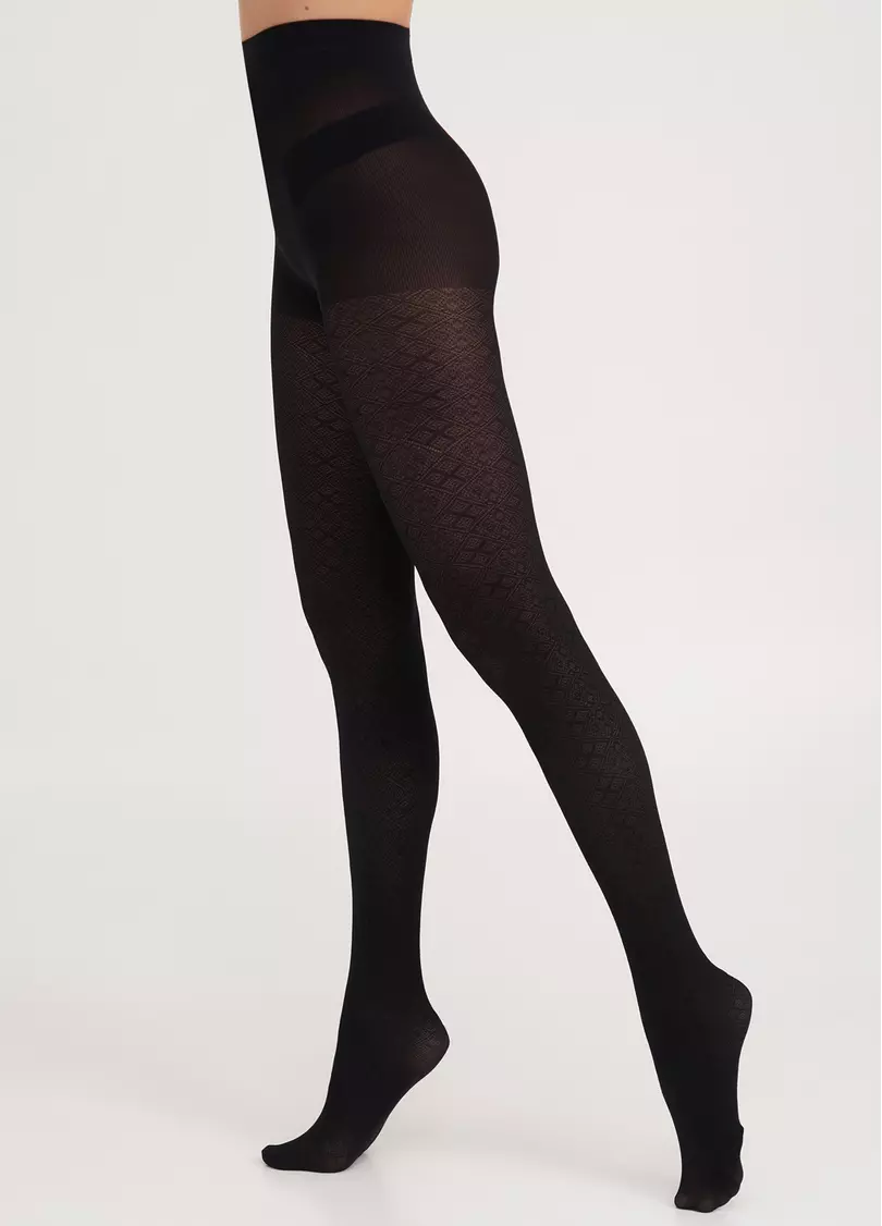 Колготки с узором NEXUS 80 (1) nero (черный)