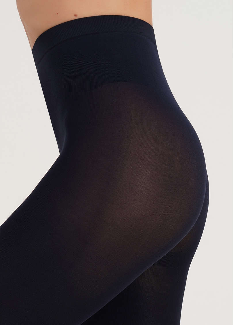 Колготки з геометричним візерунком TATI 100 (3) blueberry (фіолетовий)