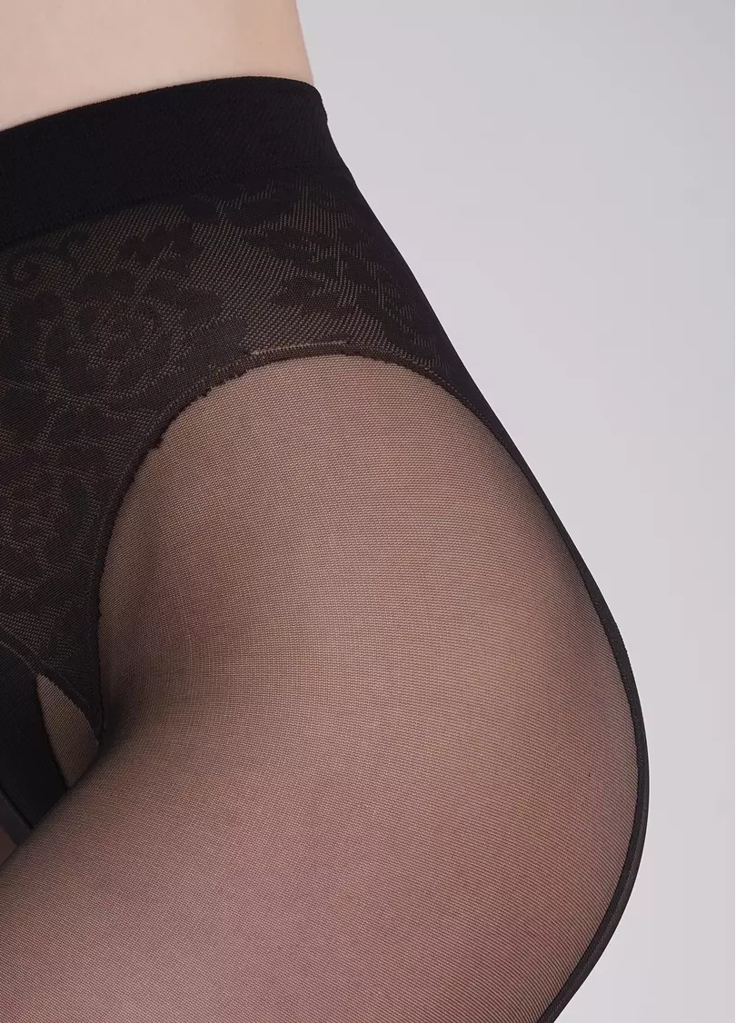 Колготки с имитацией чулок с кружевным поясом ALLIANCE 60 (3) nero (черный)