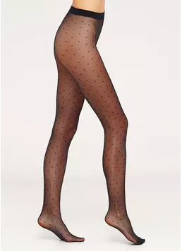 Колготи у дрібний горошок Amalia 20 den model 1 (nero)
