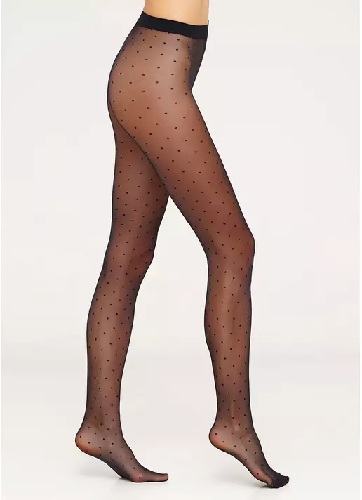 Колготи у дрібний горошок Amalia 20 den model 1 (nero)