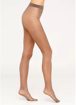 Колготы в мелкий горошек Amalia 20 den model 1 (tabaco)