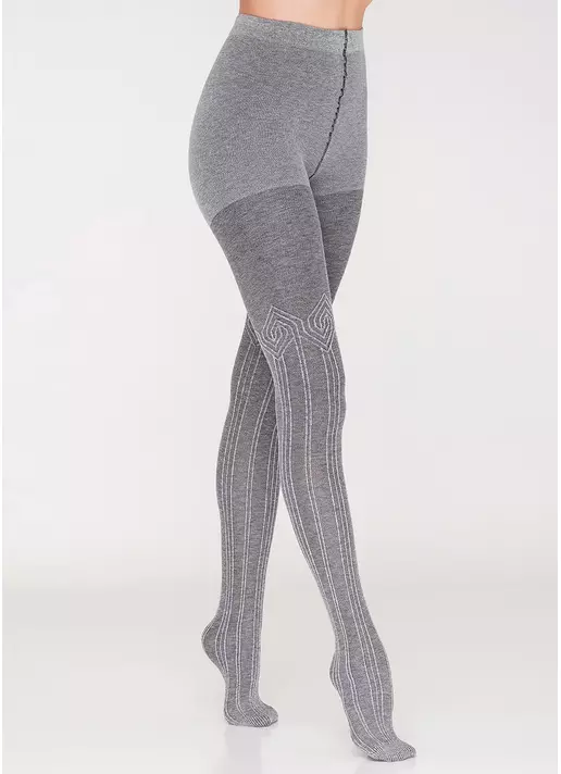 Хлопковые теплые колготки BON VOYAGE MELANGE 200 (1) (light melange) Хлопковые теплые колготки BON VOYAGE MELANGE 200 (1) (light melange)