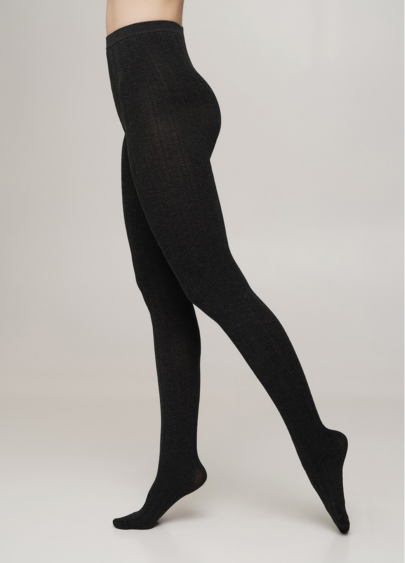 Колготки из вискозы с узором CASHMERE TOUCH FASHION (1) stone (серый)