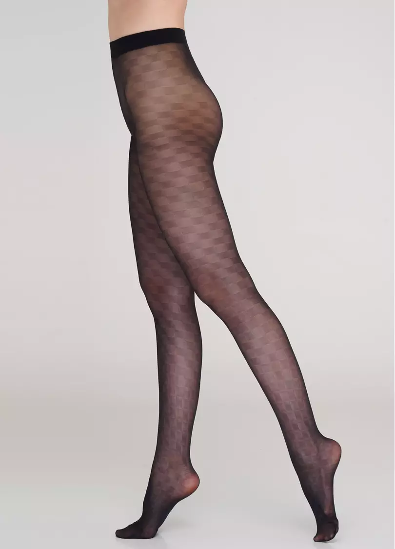 Женские колготки из полиамида CHESS CELL 40 (1) nero (черный)