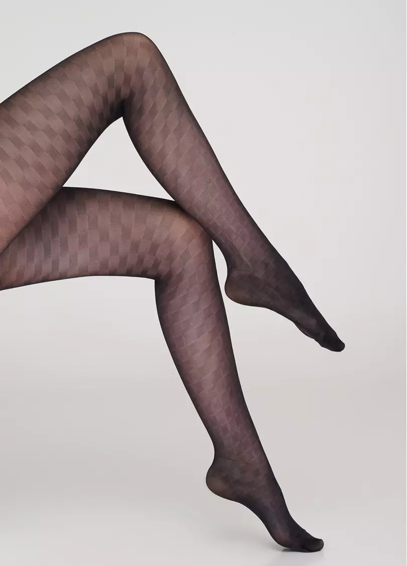 Женские колготки из полиамида CHESS CELL 40 (1) nero (черный)