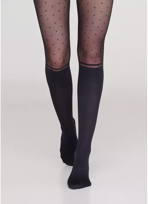 Колготки з імітацією гольфів Crazy daisy 20 (1)
