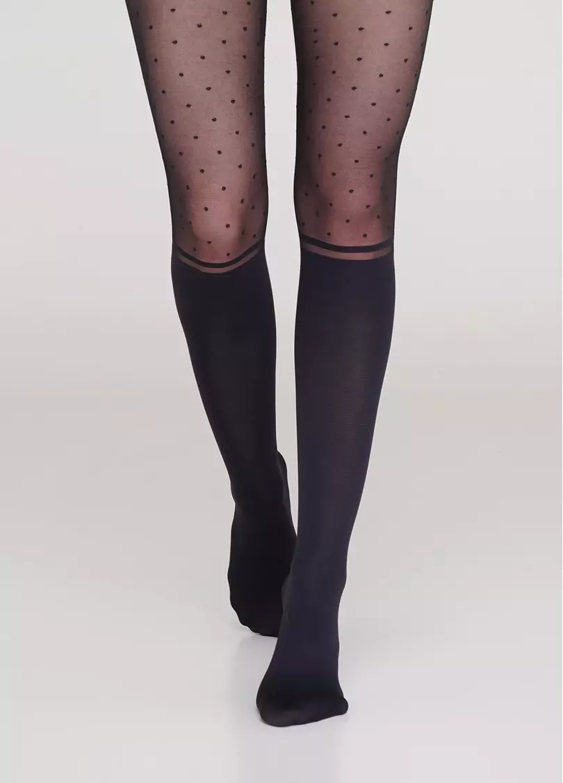 Колготки з імітацією гольфів Crazy daisy 20 (1)