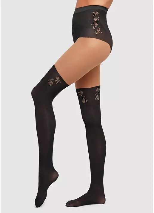 Колготки с имитацией чулок Enjoy Chic 60 den model 4