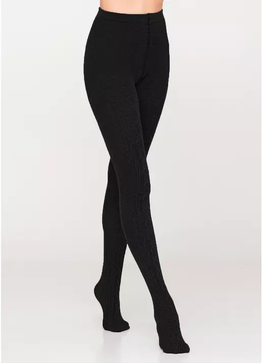 Теплі бавовняні колготки GROSS VOYAGE 200 (3) (nero)