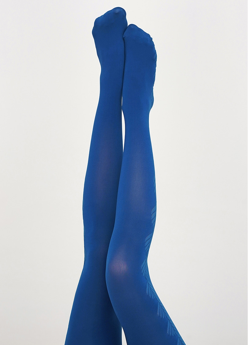 Теплі колготки з мікрофібри HELEN 70 (2) (navy peony)