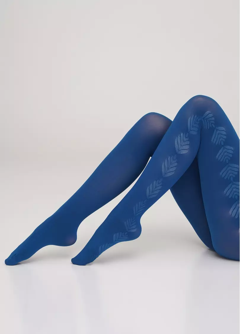 Теплі колготки з мікрофібри HELEN 70 (2) (navy peony)