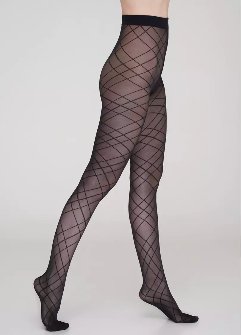 Колготки з геометричним візерунком Intersection 20 (1)