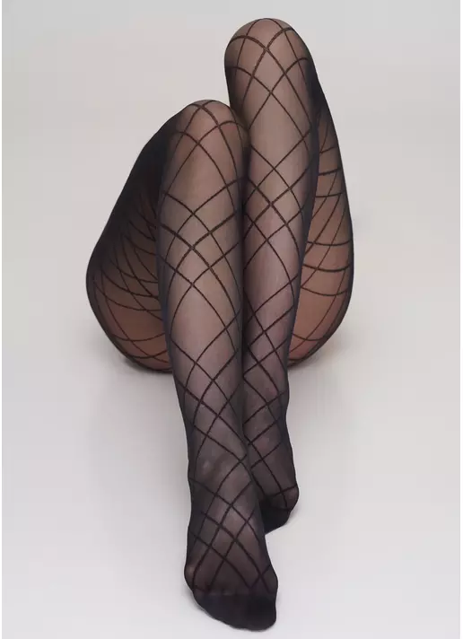 Колготки з геометричним візерунком Intersection 20 (1)