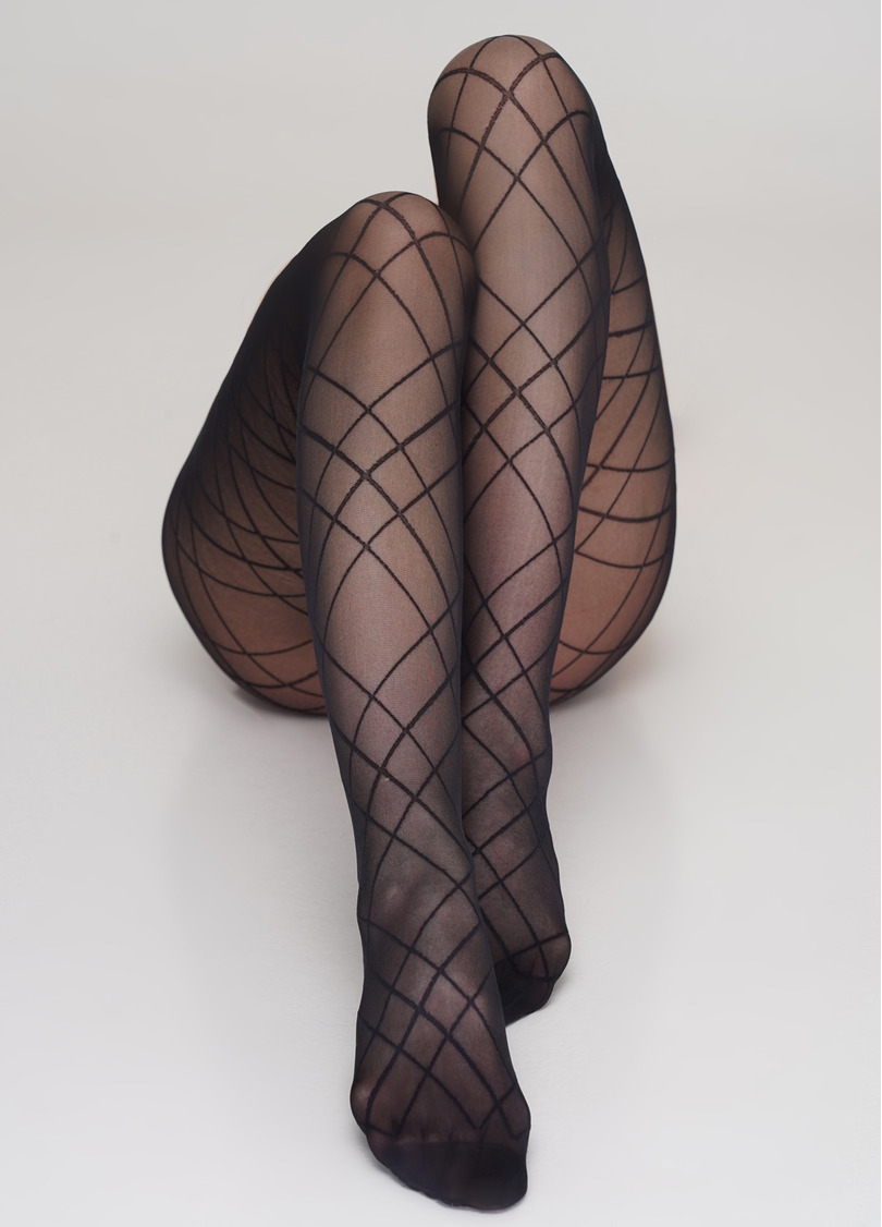 Колготки с геометрическим узором Intersection 20 (1)