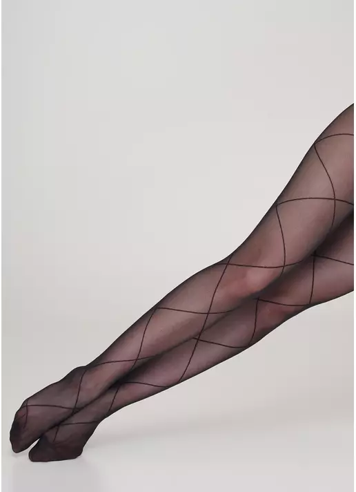 Колготки з геометричним візерунком INTERSECTION 20 (2)