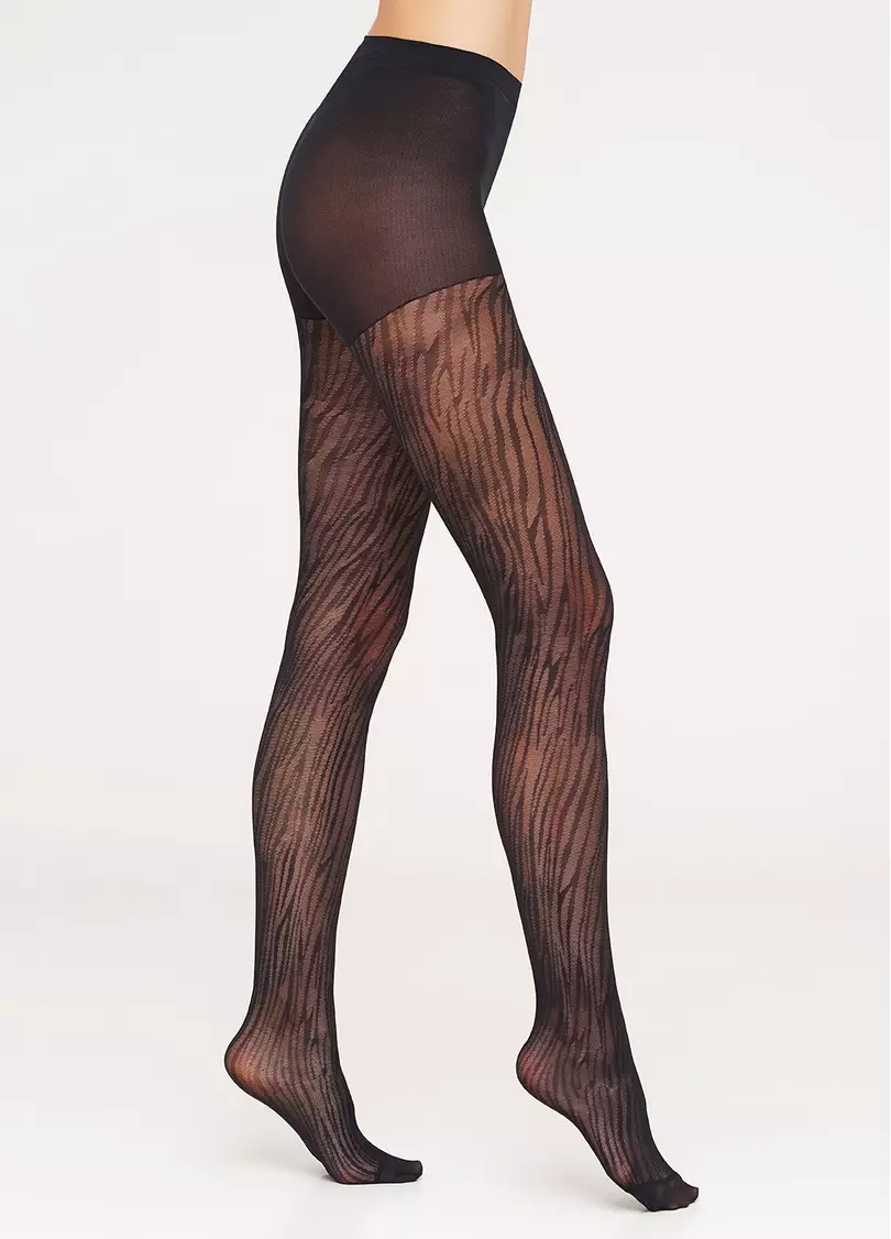 Колготки с анималистическим принтом Leo Net 40 den model 2