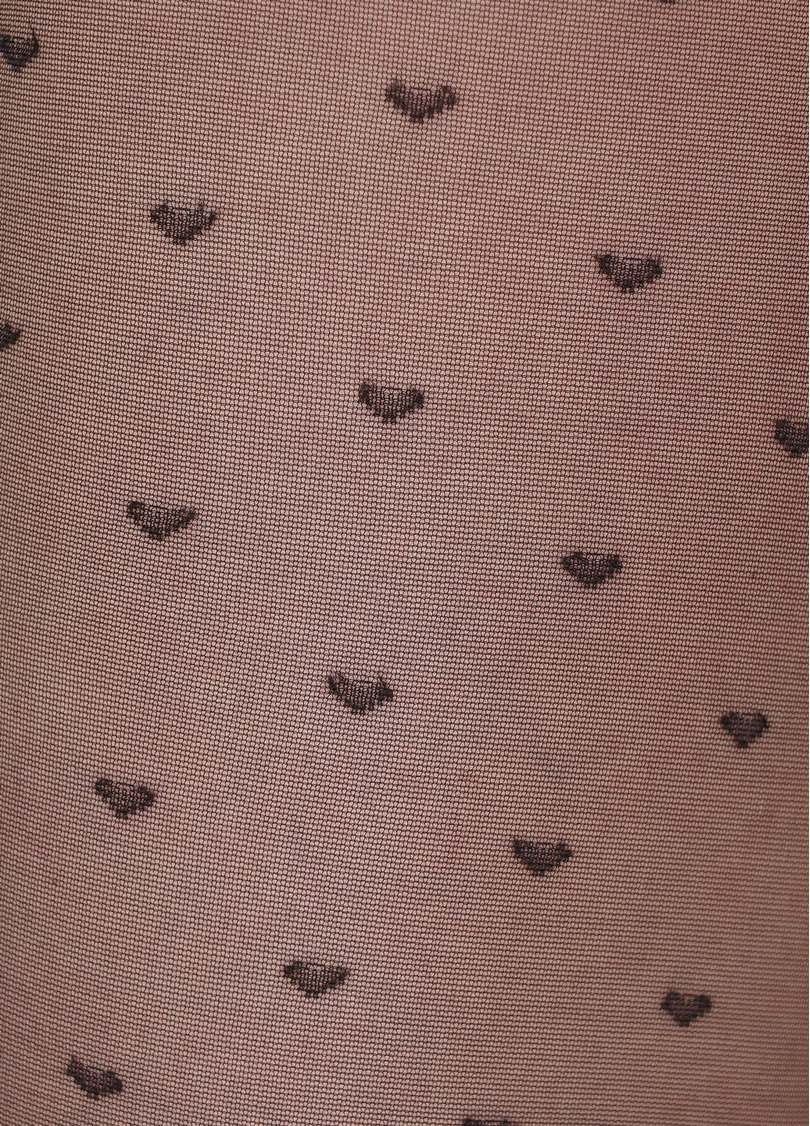 Колготи з візерунком в дрібне сердечко Lovers 20 den model 4 (nero)