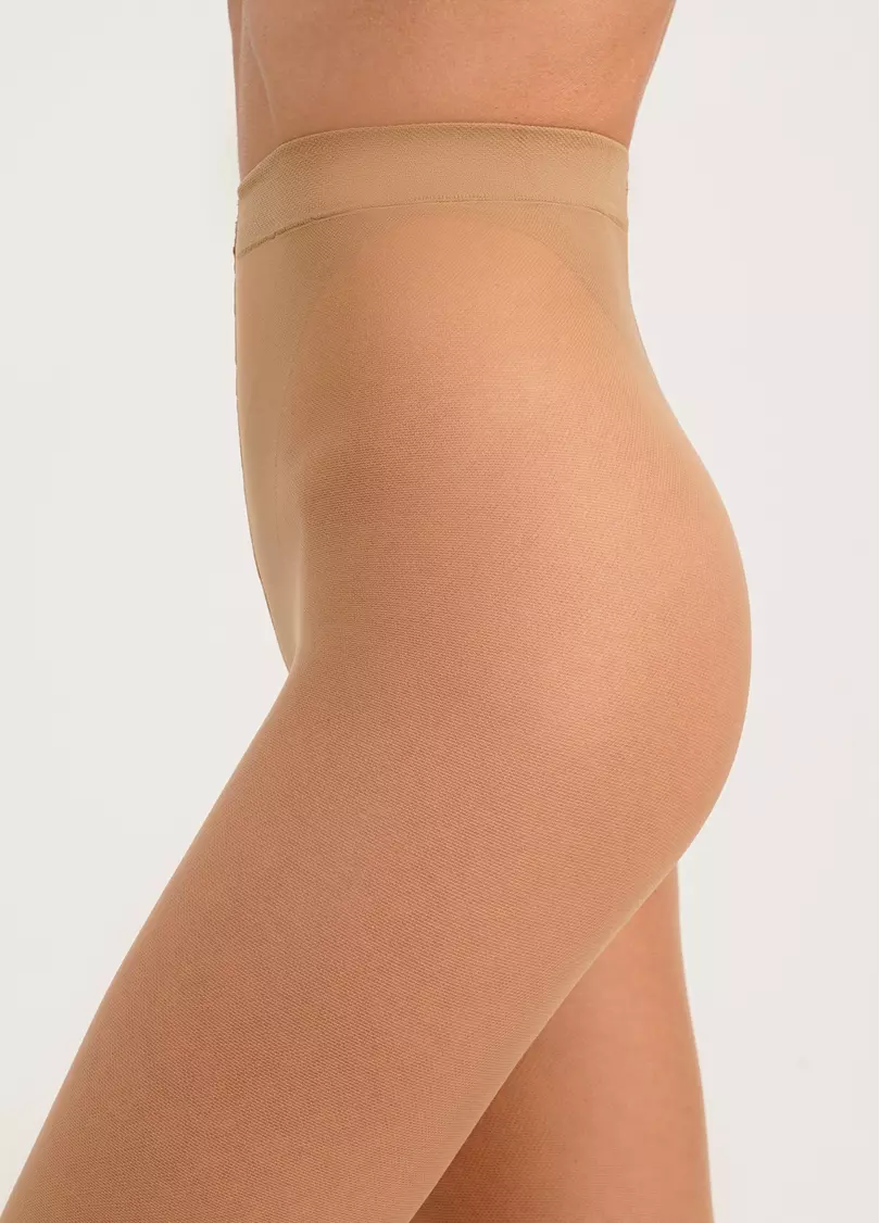 Колготки с эффектом микросетки MESH 40 (1) daino (бежевый)