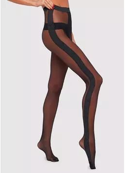 Колготки прозрачные с лампасами Milena 20 den model 2