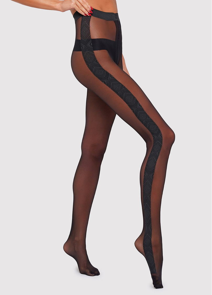 Колготки прозрачные с лампасами Milena 20 den model 2