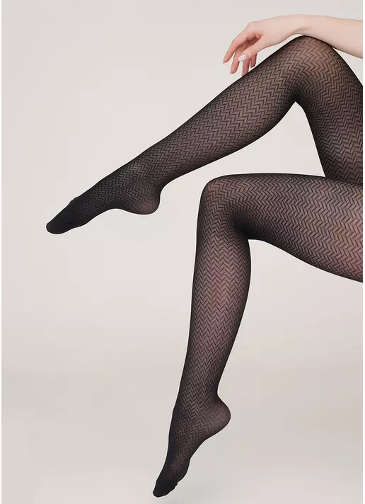 Колготы с рисунком Mosaic 40 den model 1