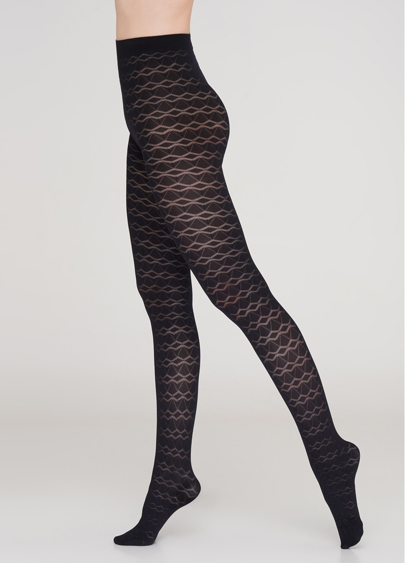 Колготки с геометрическим узором NINA 60 (1)