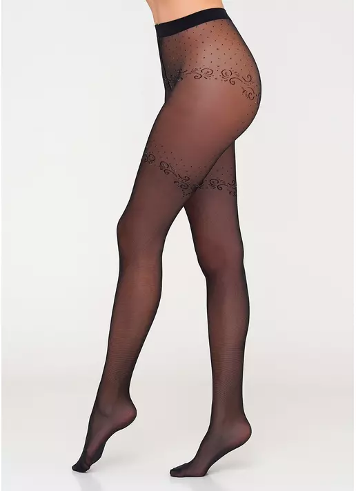 Колготки с люрексовым рисунком Obsession 20 den model 1