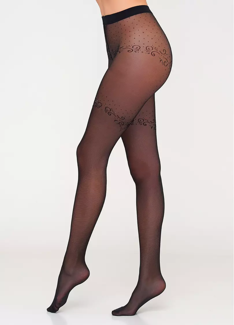 Колготки с люрексовым рисунком Obsession 20 den model 1