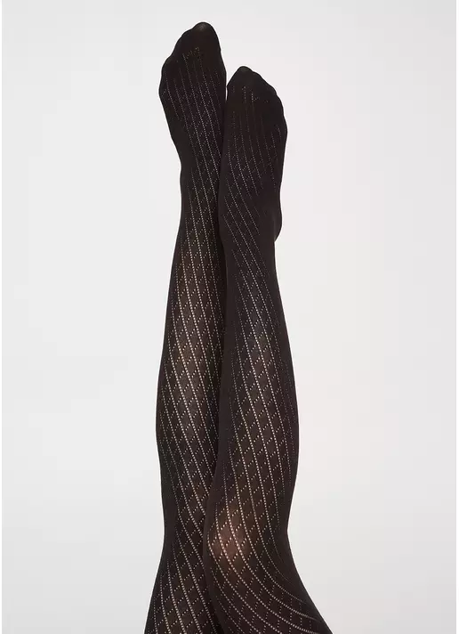 Бавовняні колготки з геометричним візерунком RIO 150 (12) caffe (коричневий) Бавовняні колготки з геометричним візерунком RIO 150 (12) caffe (коричневий)