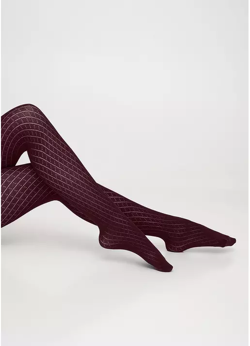 Бавовняні колготки з геометричним візерунком RIO 150 (12) marsala (бордовий) Бавовняні колготки з геометричним візерунком RIO 150 (12) marsala (бордовий)