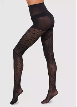 Колготки с узором сеткой Saty Rete 100 den model 2 Колготки с узором сеткой Saty Rete 100 den model 2