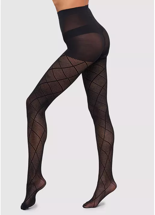Колготки с узором сеткой Saty Rete 100 den model 2