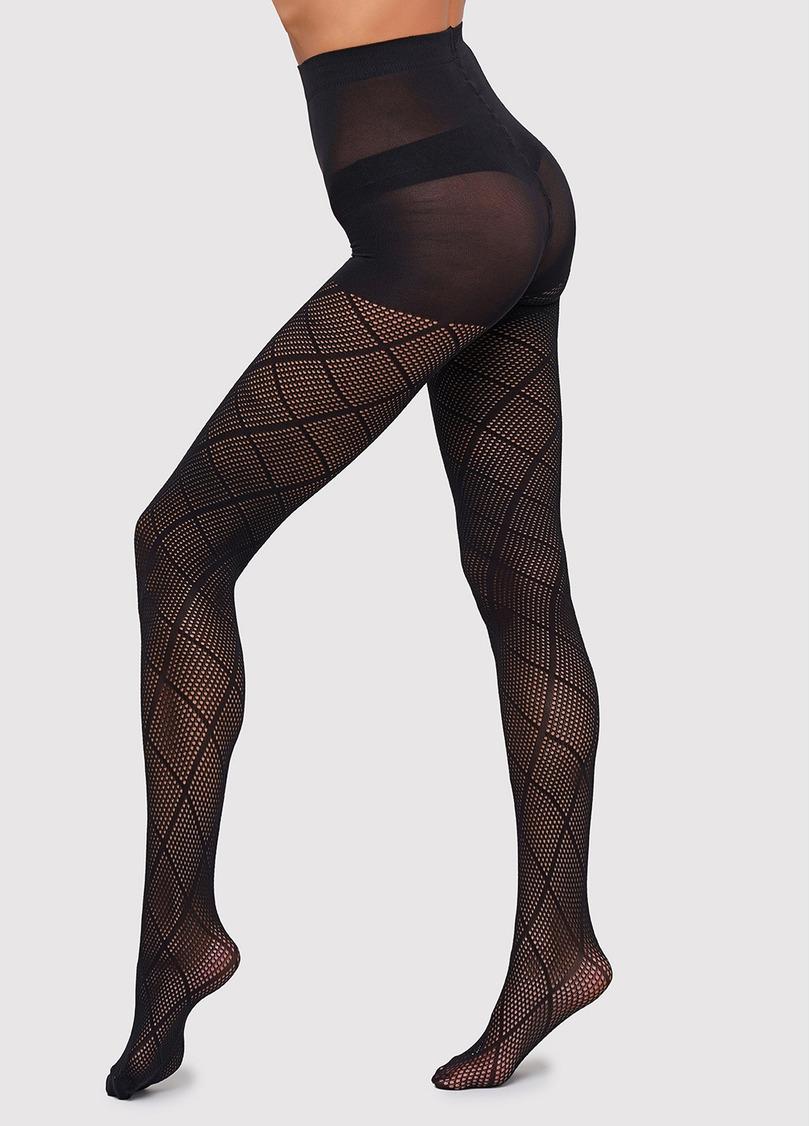 Колготки с узором сеткой Saty Rete 100 den model 2