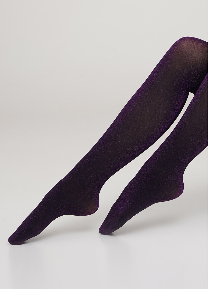 Колготки с эффектом блеска Shiny 60 den model 1 (shiny pink metallic)